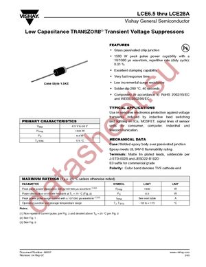 LCE10A-E3/73 datasheet  